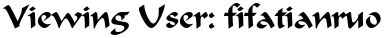 Viewing User: fifatianruo