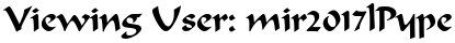 Viewing User: mir2017lPype