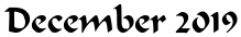 December 2019